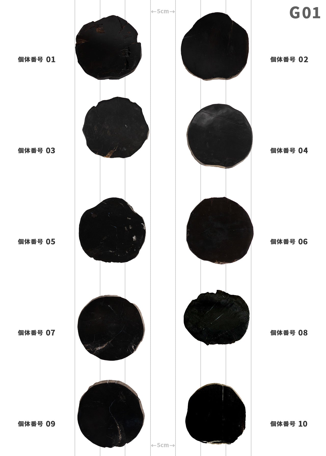 【個体で選べる】 amabro WOOD COASTER Black 珪化木