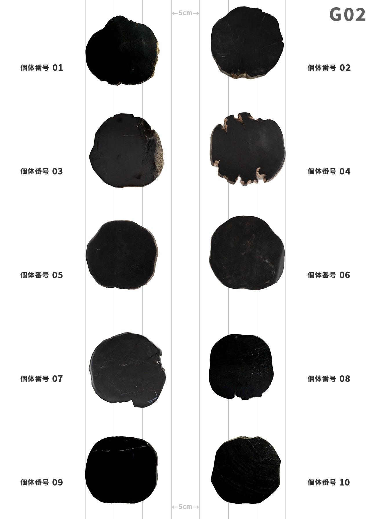 【個体で選べる】 amabro WOOD COASTER Black 珪化木