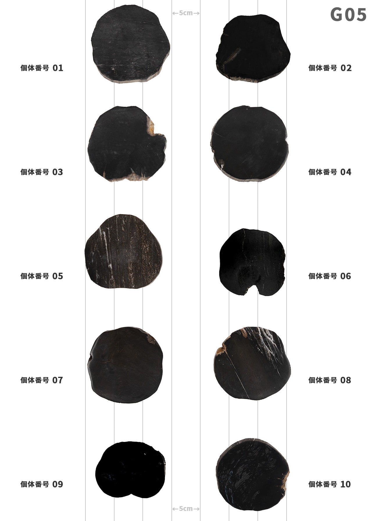 【個体で選べる】 amabro WOOD COASTER Black 珪化木