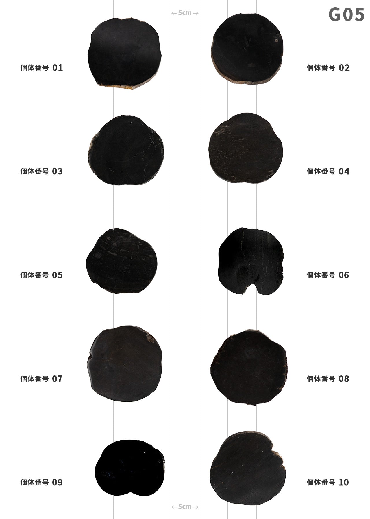 【個体で選べる】 amabro WOOD COASTER Black 珪化木