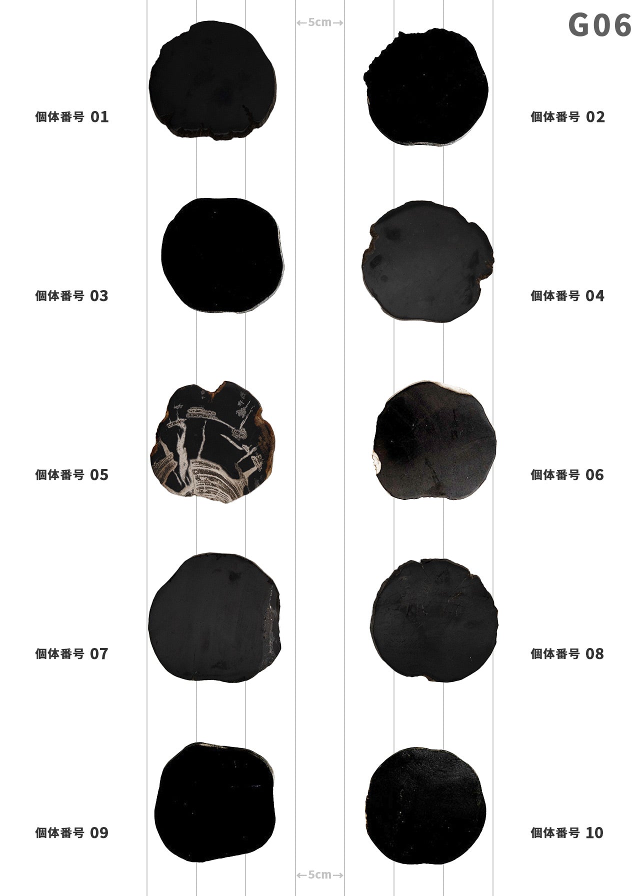 【個体で選べる】 amabro WOOD COASTER Black 珪化木