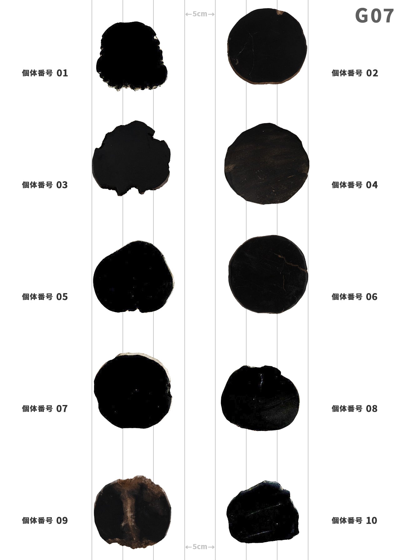 【個体で選べる】 amabro WOOD COASTER Black 珪化木