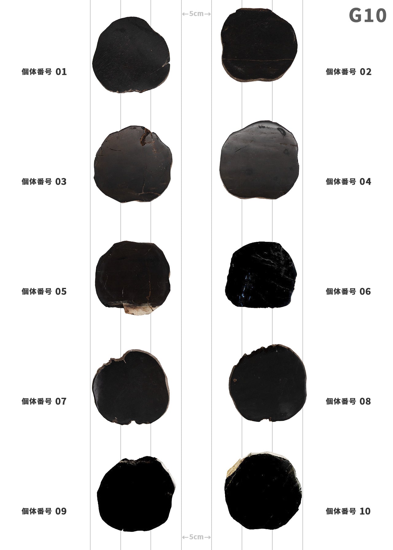 【個体で選べる】 amabro WOOD COASTER Black 珪化木