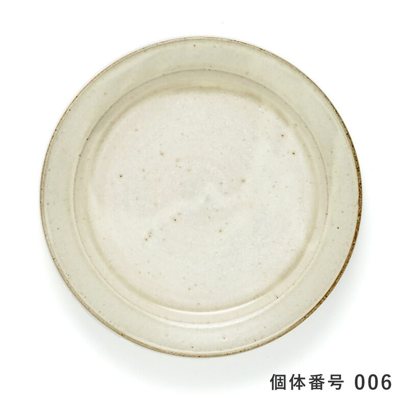 【個体で選べる】秋谷茂郎 切立リム皿 8寸 りんご釉