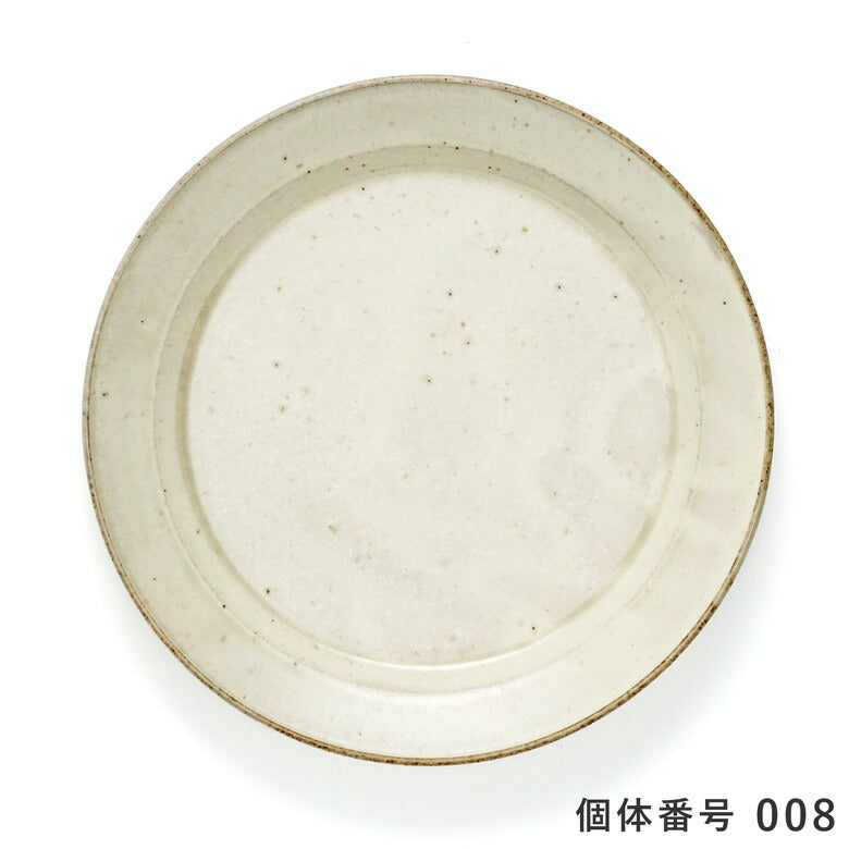 【個体で選べる】秋谷茂郎 切立リム皿 8寸 りんご釉