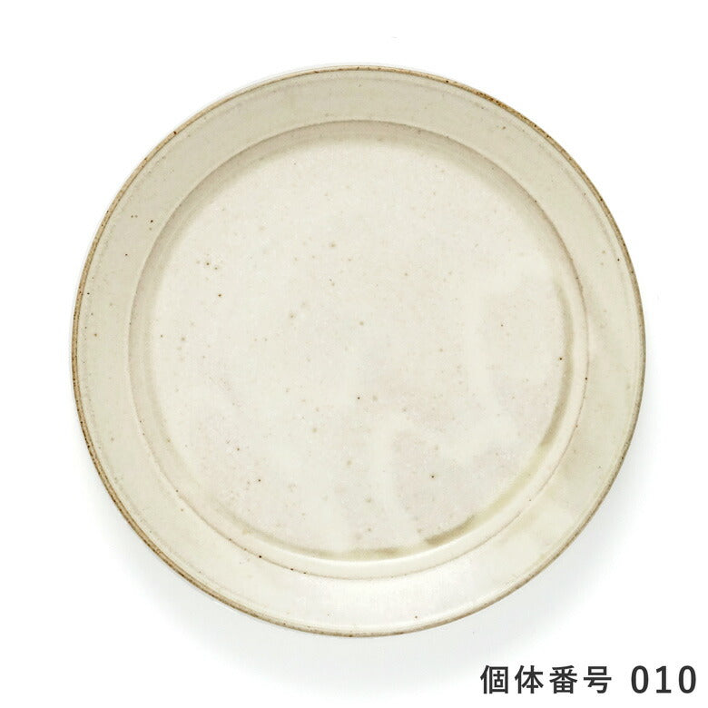 【個体で選べる】秋谷茂郎 切立リム皿 8寸 りんご釉