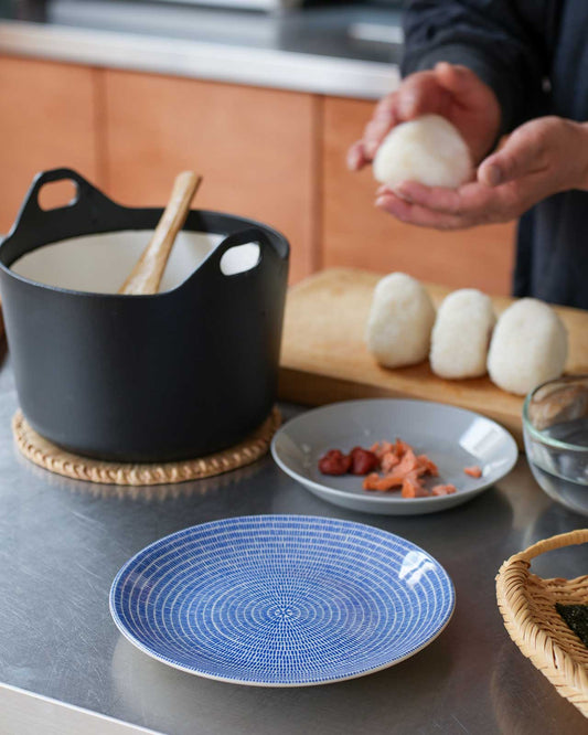 アラビア 24h アベック プレート 20cm ブルー