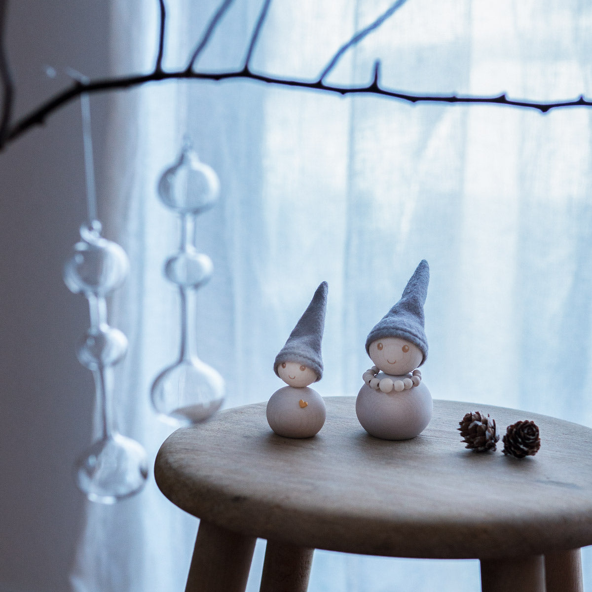 Aarikka パッカネン pakkanen 9cm 小 男の子 グレー