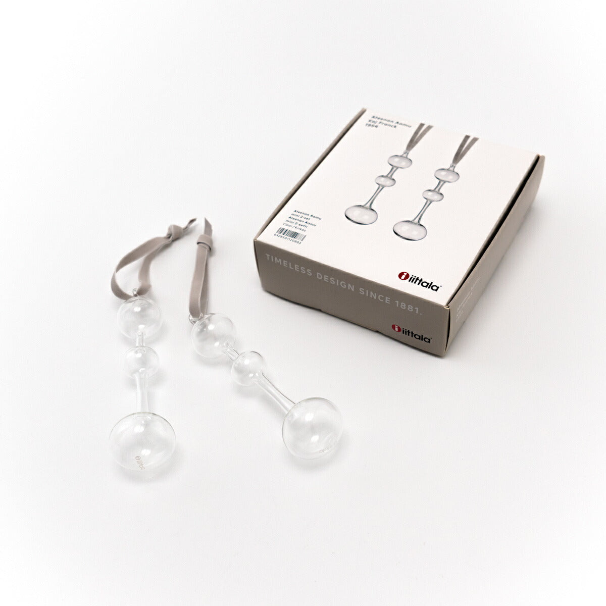 iittala イッタラ アテネの朝 オーナメント 2個セット ミニ Ateenan Aamu