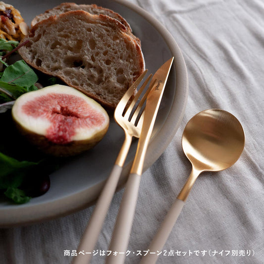 【正規取扱店】 クチポール GOA/ゴア ディナー 4本セット アイボリー ゴールド