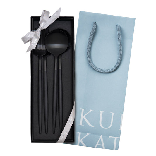 【正規取扱店】 クチポール GOA/ゴア ディナー 4本 ギフトセット ブラック ブラック