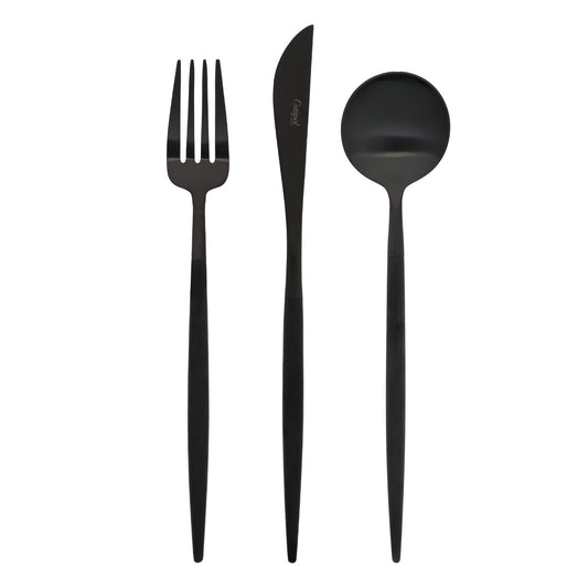 【正規取扱店】 クチポール GOA/ゴア ディナー 3本セット ブラック ブラック