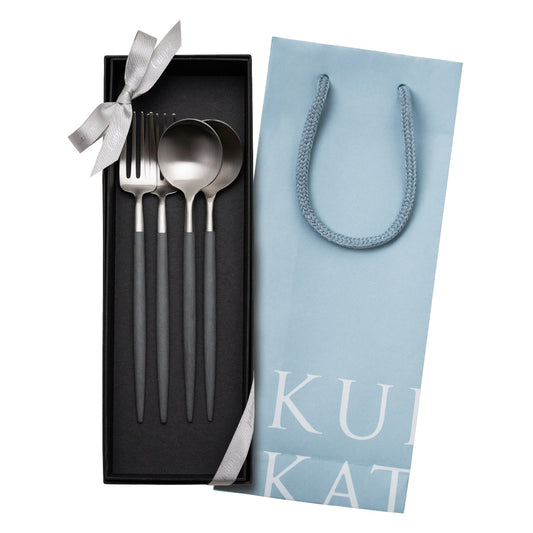 【正規取扱店】 クチポール GOA/ゴア デザート 4本 ギフトセット グレー シルバー