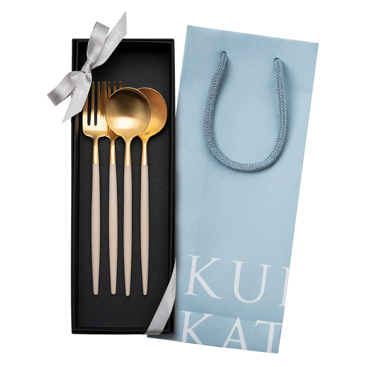 【正規取扱店】 クチポール GOA/ゴア デザート 4本 ギフトセット アイボリー ゴールド