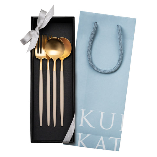 【正規取扱店】 クチポール GOA/ゴア デザート 4本 ギフトセット アイボリー ゴールド