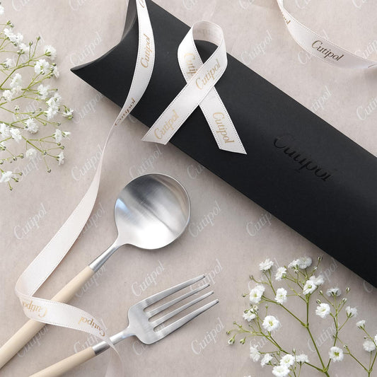 【正規取扱店】 クチポール GOA/ゴア デザート 2本 ギフトセット アイボリー シルバー ピローボックス入り