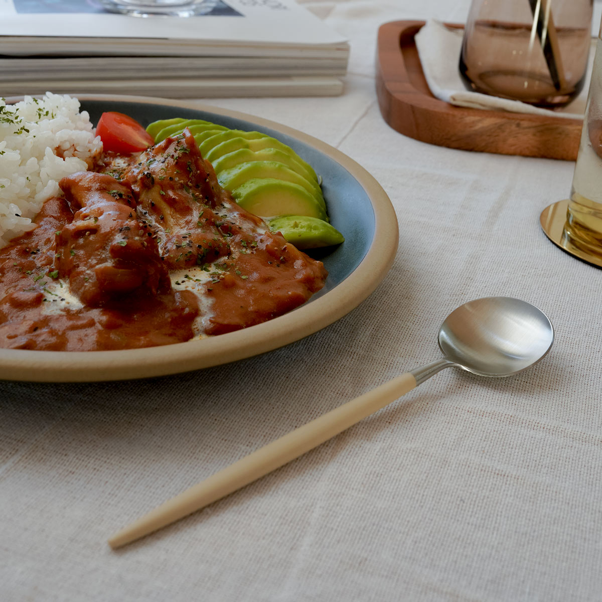 【正規取扱店】 クチポール GOA/ゴア デザート 4本 ギフトセット アイボリー シルバー