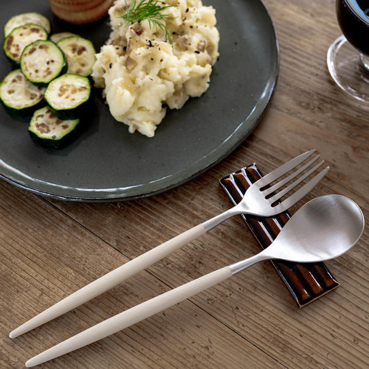 【正規取扱店】 クチポール MIO/ミオ ディナー 3本セット アイボリー シルバー