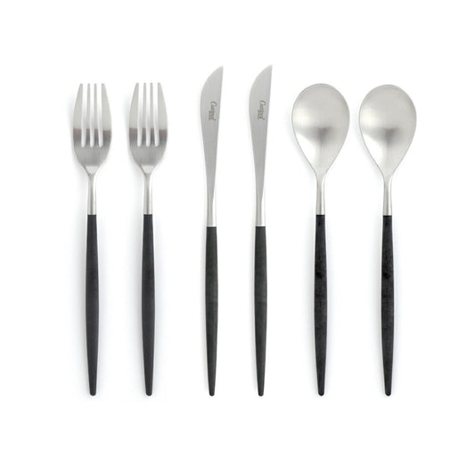 【正規取扱店】 クチポール MIO/ミオ デザート 6本セット ブラック シルバー