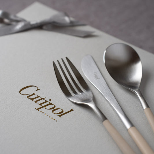 【正規取扱店】 クチポール MIO/ミオ ディナー 6本 ギフトセット アイボリー シルバー