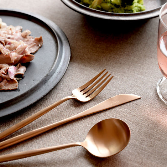 【正規取扱店】 クチポール MOON/ムーン ディナー 3本セット アンバーゴールド