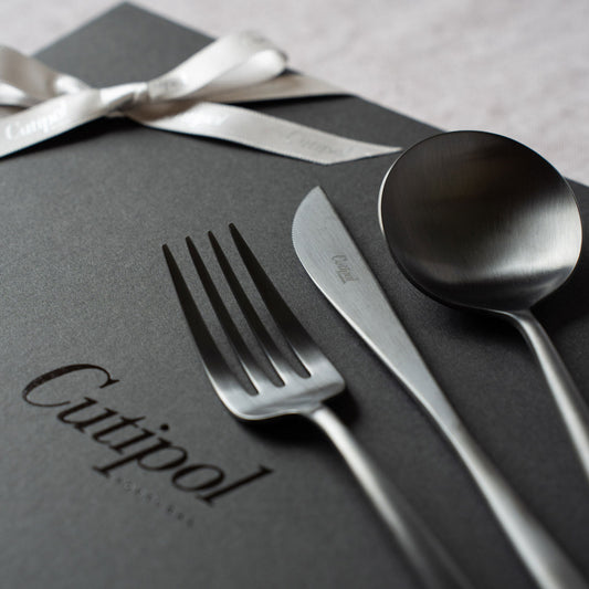 【正規取扱店】 クチポール MOON/ムーン ディナー 6本 ギフトセット マットブラック