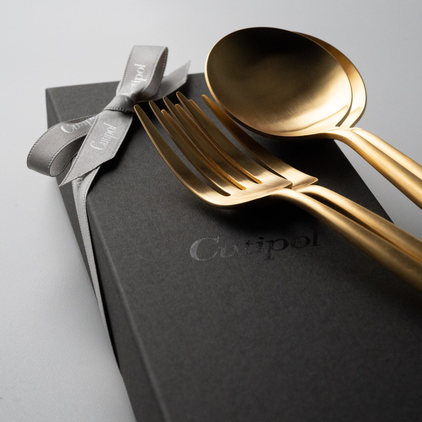 【正規取扱店】 クチポール MOON/ムーン ディナー 4本 ギフトセット マットゴールド