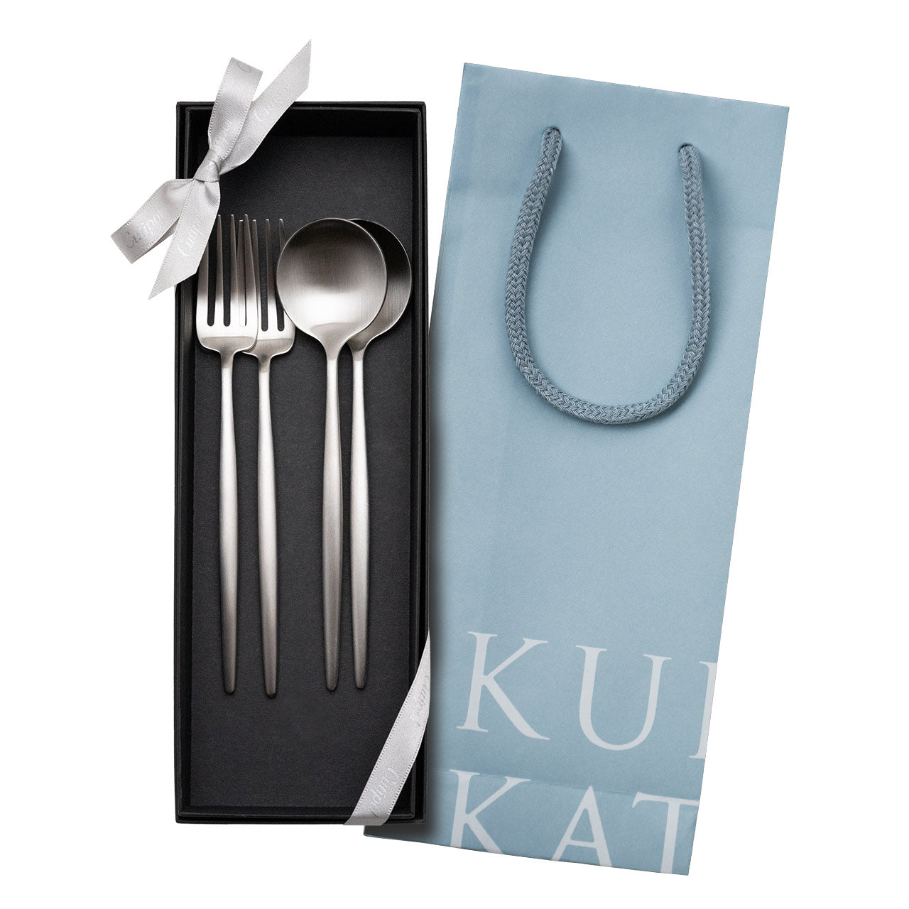 【正規取扱店】 クチポール MOON/ムーン デザート 4本 ギフトセット マットシルバー