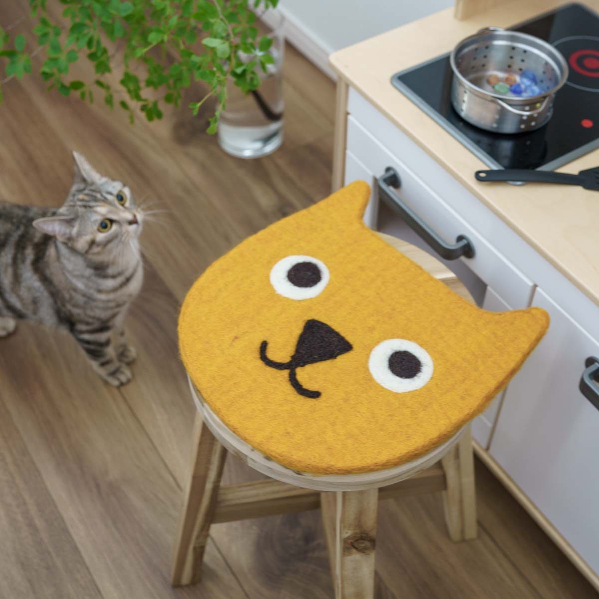 クリッパン カドリーベアズ フェルトシートパッド チェアパッド 全3色