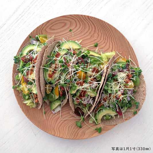 【個体で選べる】秋田杉 ウッドプレート KACOMI (カコミ) 1尺1寸 330mm