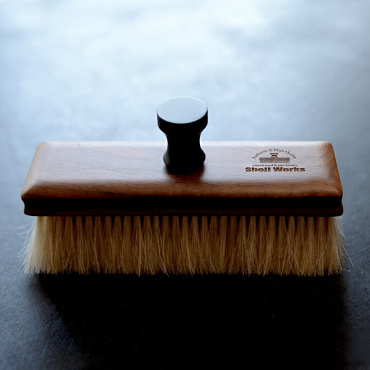 ショージワークス 四角い馬毛の 洋服ブラシ HQ-1 日本製