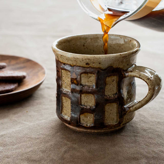 【個体で選べる】セレンのあ マグカップ 藁灰釉 笠間焼