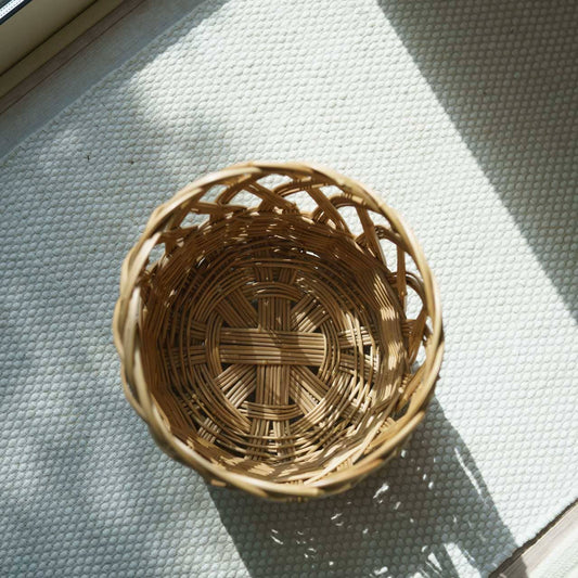 寒竹のメゴ籠 竹工房せきね