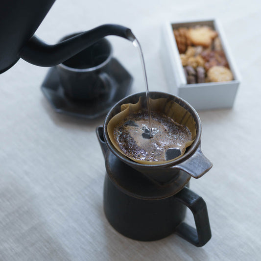 【個体で選べる】Ancient Pottery ドリッパー ブラス 美濃焼