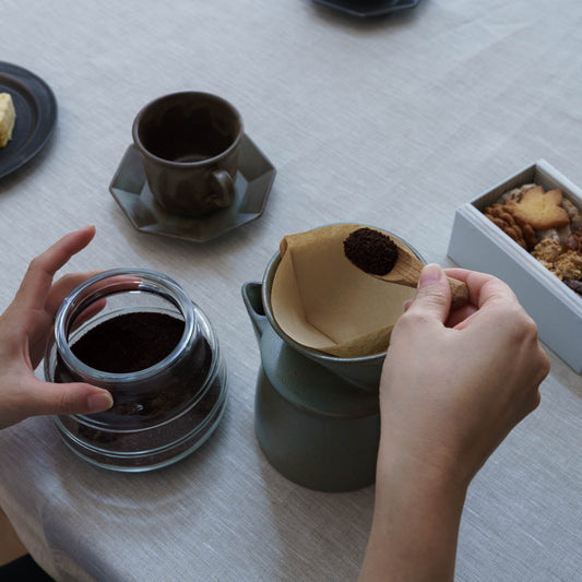 【個体で選べる】Ancient Pottery ドリッパー グレー