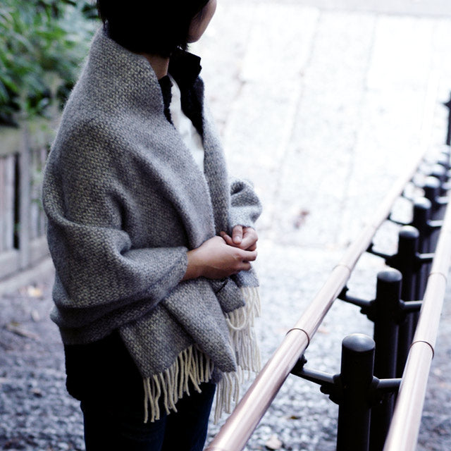 ツイードミル ストール ブランケット illusion 70x183cm キルトピン付き TWEEDMILL