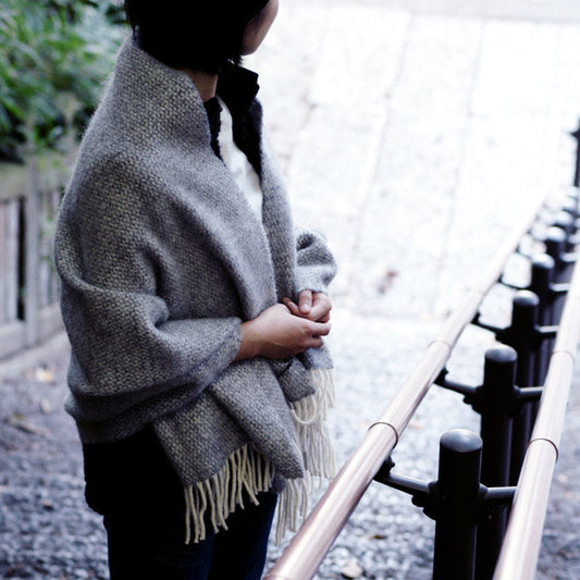 ツイードミル ストール ブランケット illusion 70x183cm キルトピン付き TWEEDMILL