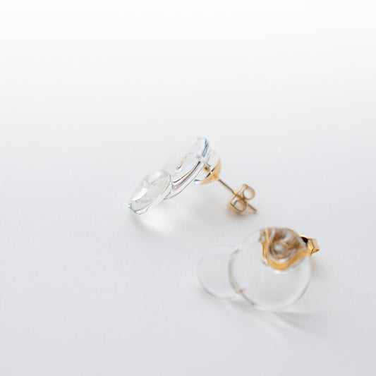 【リボンラッピング済み】HARIO lwf ハモン ピアス イヤリング ハリオランプワークファクトリー