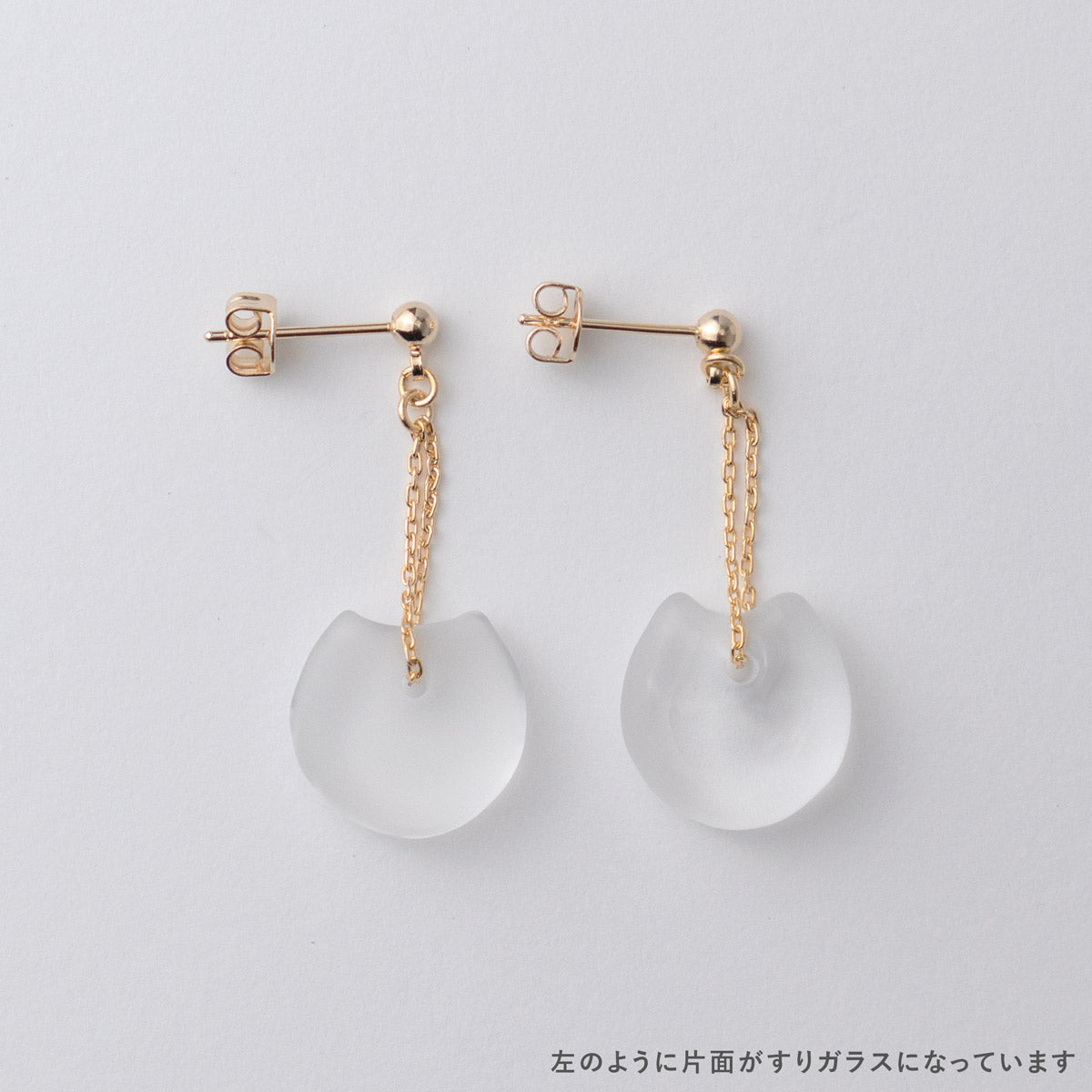 【リボンラッピング済み】HARIO lwf ポーション ピアス イヤリング ハリオランプワークファクトリー