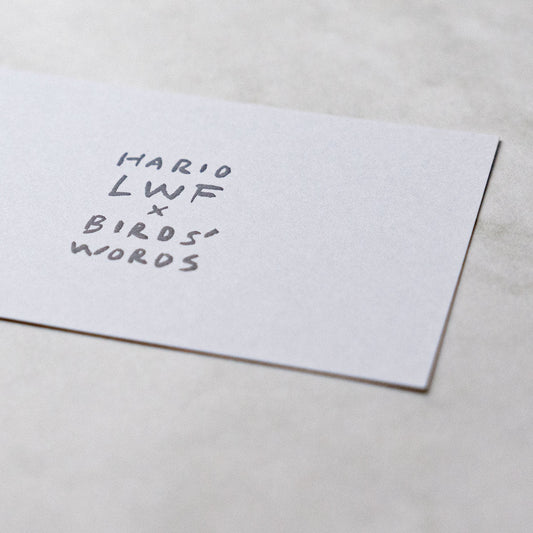 【リボンラッピング済み】HARIO lwf BIRDS' WORDS バースワーズ ポイント クリア ピアス イヤリング ハリオランプワークファクトリー