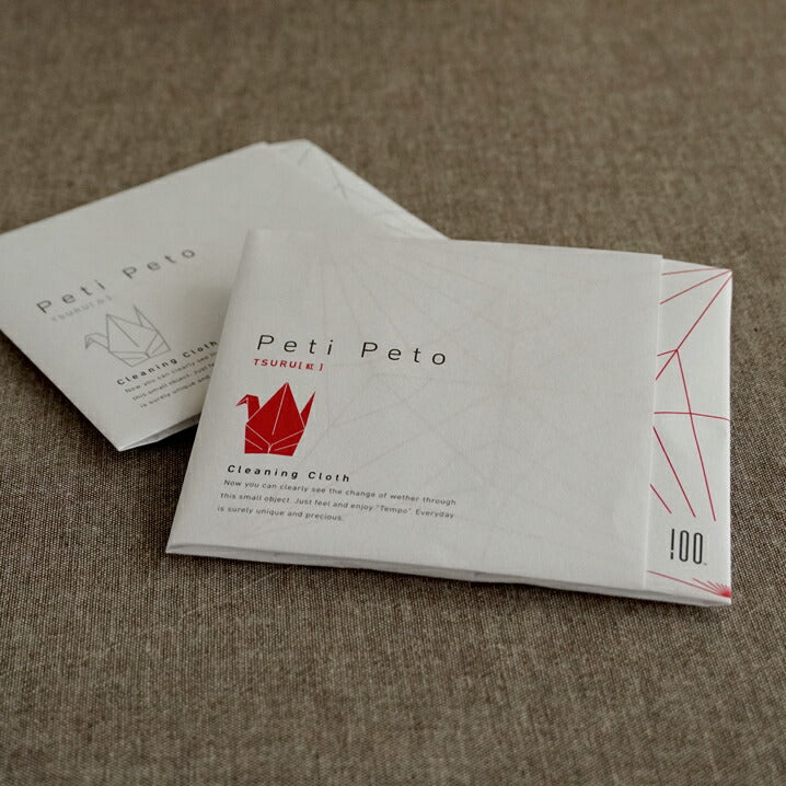 100percent プッチペット ツル 赤 白