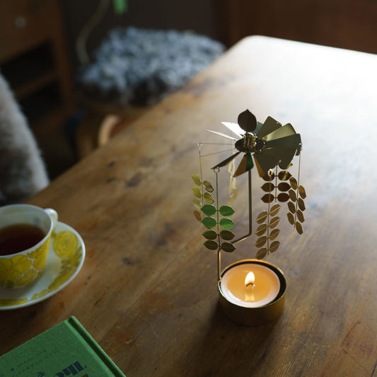 Pluto Produkter ロータリーキャンドルホルダー Stig Lindberg Bersa ゴールド