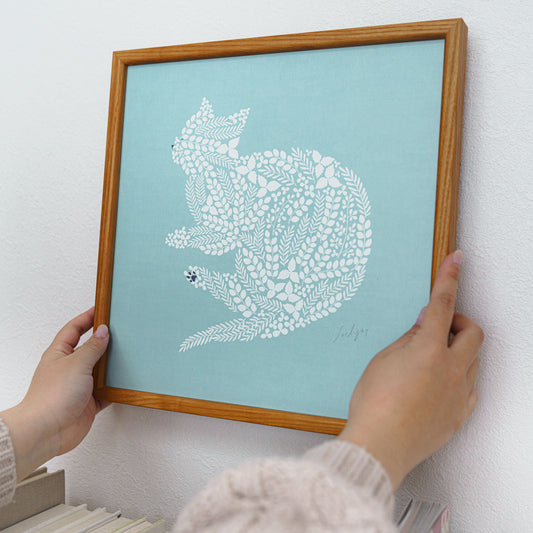 sotlight キャット 30cm アートポスター フレーム付き