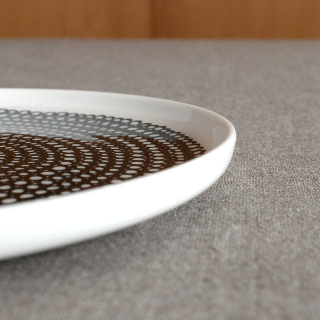 マリメッコ シイルトラプータルハ プレート 20cm 199 ホワイト/ブラック marimekko SIIRTOLAPUUTARHA