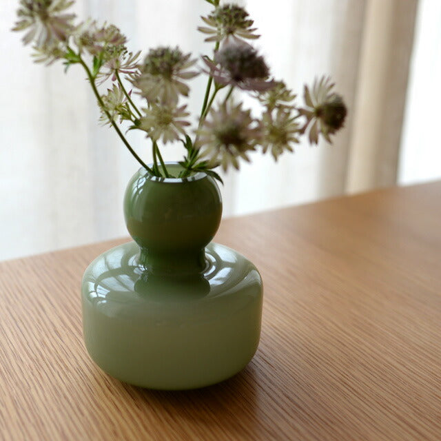 マリメッコ フラワーベース 601 オリーブオパール marimekko