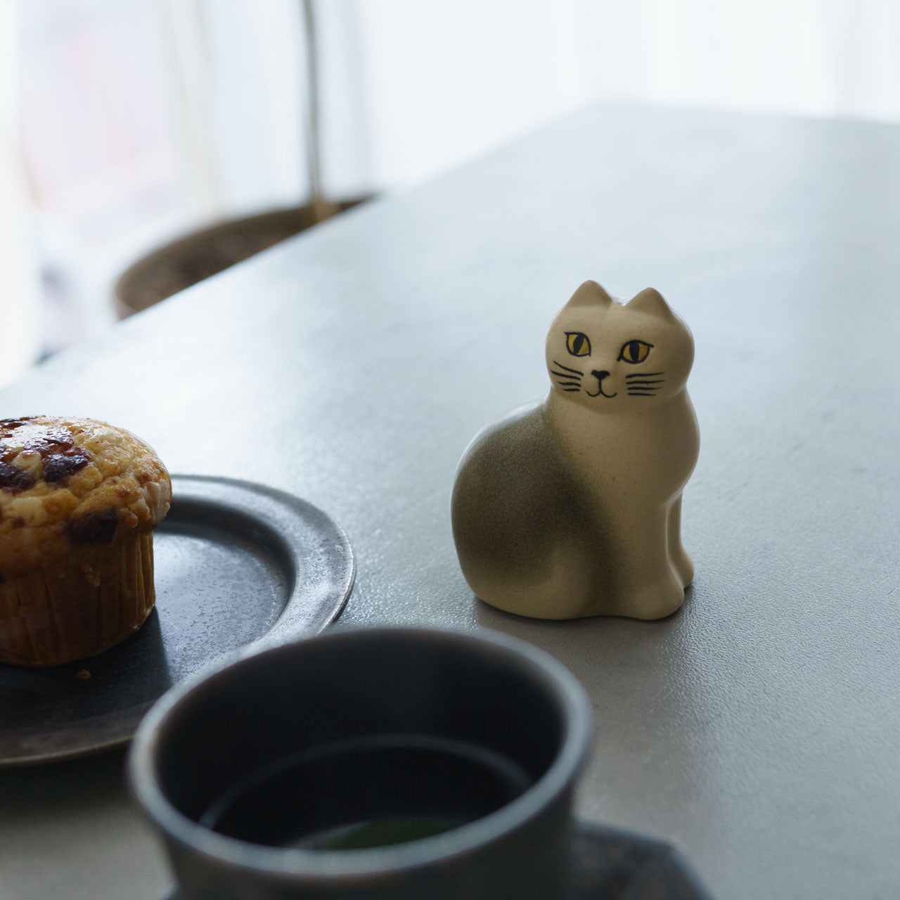 【個体で選べる】Lisa Larson リサラーソン Mans キャット マンズ グレー 正規品