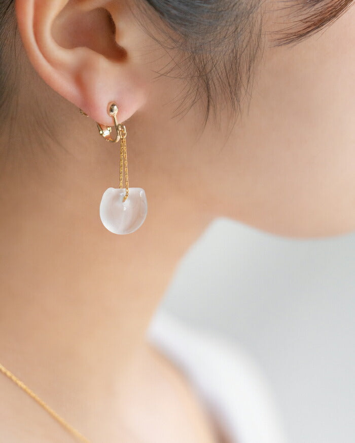 【リボンラッピング済み】HARIO lwf ポーション ピアス イヤリング ハリオランプワークファクトリー