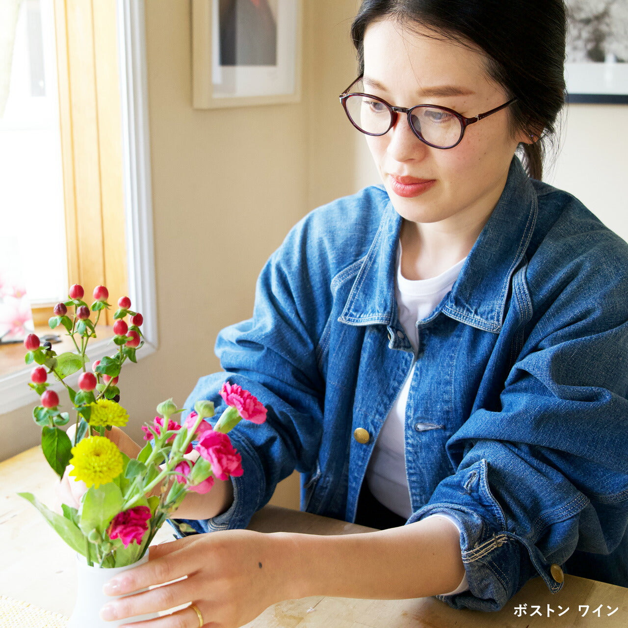 【試着交換も無料】度数 0.5～ 5色 おしゃれで軽量な老眼鏡 アイウェアエア 小さめボストン ブルーライトカット