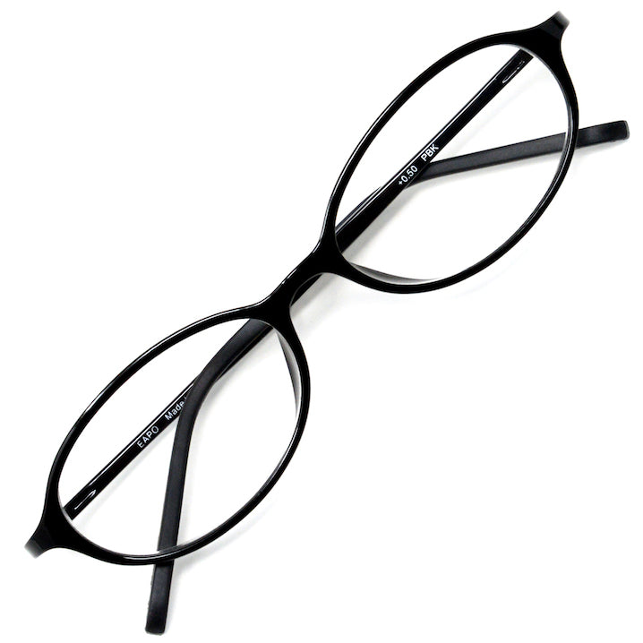 度数 0.5～ 5色 軽量な老眼鏡 アイウェアエア 小さめオーバル