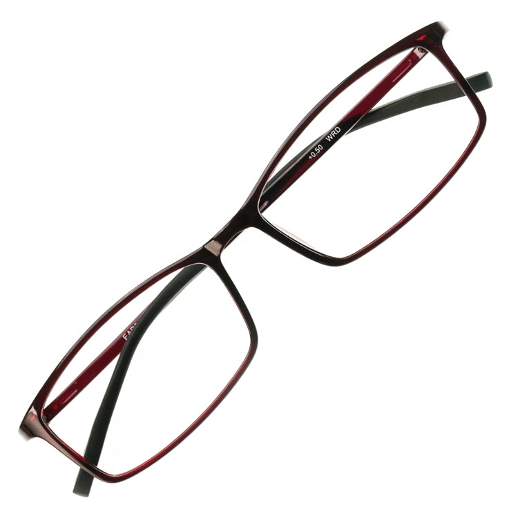度数 0.5～ 5色 軽量な老眼鏡 アイウェアエア スクエア